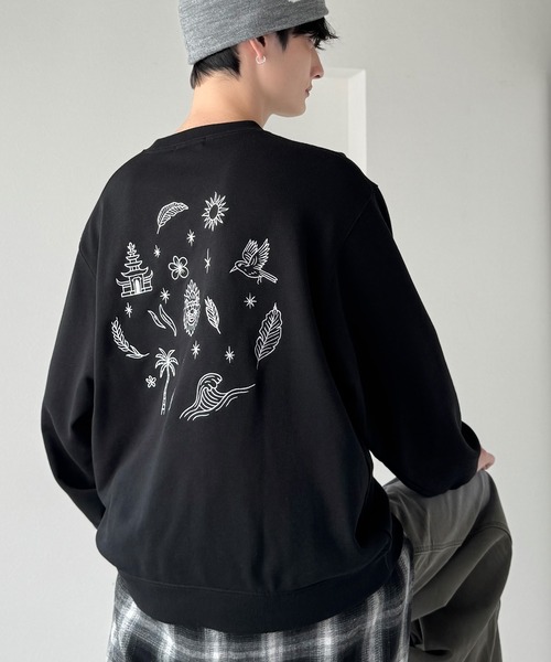 Classical Origin(クラシカルオリジン)の「「背中で魅せる。」バック刺繍入りスウェットトレーナー(長袖)/Back Embroidery Sweat Trainer(スウェット・メンズ・杢グレー/ホワイト/レッド/ブラック・SMALL/MEDIUM/LARGE)」の13枚目の写真