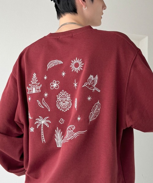 Classical Origin(クラシカルオリジン)の「「背中で魅せる。」バック刺繍入りスウェットトレーナー(長袖)/Back Embroidery Sweat Trainer(スウェット・メンズ・杢グレー/ホワイト/レッド/ブラック・SMALL/MEDIUM/LARGE)」の21枚目の写真