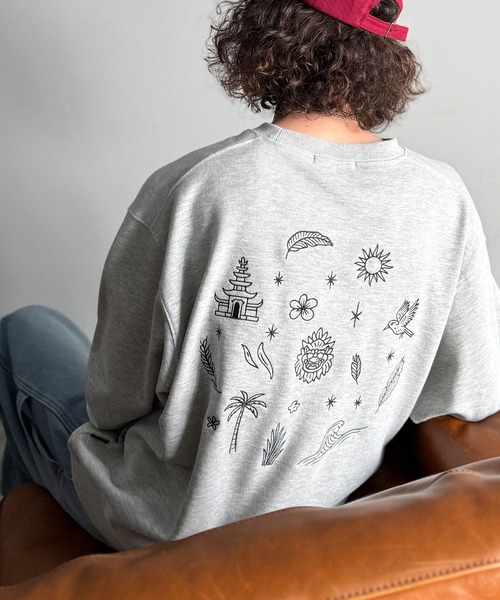 Classical Origin(クラシカルオリジン)の「「背中で魅せる。」バック刺繍入りスウェットトレーナー(長袖)/Back Embroidery Sweat Trainer(スウェット・メンズ・杢グレー/ホワイト/レッド/ブラック・SMALL/MEDIUM/LARGE)」の15枚目の写真