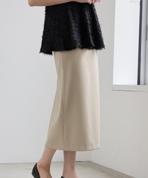 DRESS PLUS（ドレスプラス）の「深スリットのきれいめタイトスカート（スカート）」