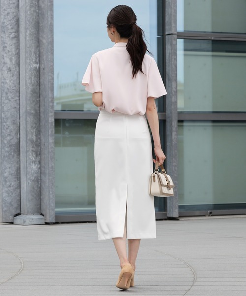 DRESS PLUS(ドレスプラス)の「深スリットのきれいめタイトスカート(スカート・レディース・ベージュ/ブラック/ホワイト・M/S/L)」の22枚目の写真