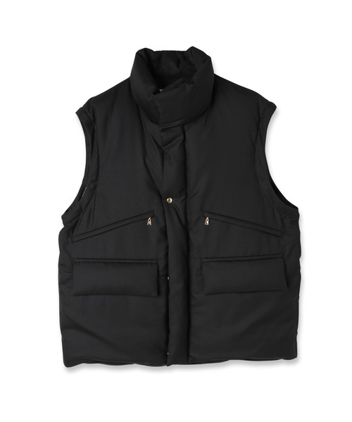 CULLNI(クルニ)の「High Count Twill Removable Sleeves Down Jacket(ダウンジャケット/コート・メンズ・グレー/ブラック・1/2/0)」の14枚目の写真