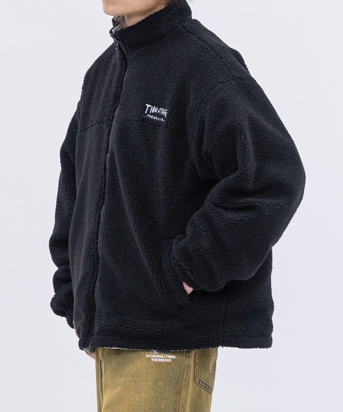 セール】【at】〔THRASHER/スラッシャー〕ナイロン＆シープボア