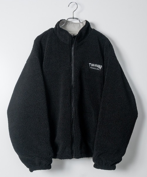 セール】【at】〔THRASHER/スラッシャー〕ナイロン＆シープボア