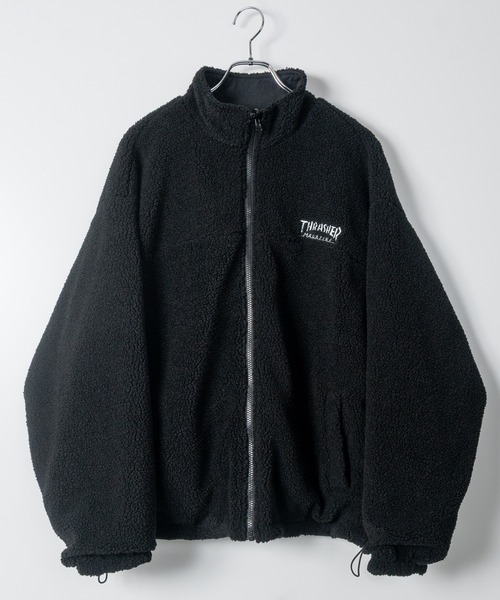 セール】【at】〔THRASHER/スラッシャー〕ナイロン＆シープボア