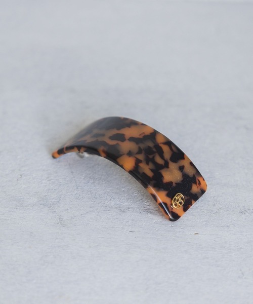 A part by（アパートバイ）の「ワイドバレッタ（バレッタ/ヘアクリップ・レディース・ブラック/ブラウン・FREE）」の3枚目の写真