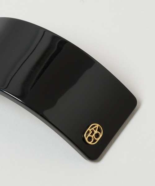 A part by（アパートバイ）の「ワイドバレッタ（バレッタ/ヘアクリップ・レディース・ブラック/ブラウン・FREE）」の7枚目の写真