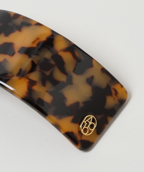 A part by（アパートバイ）の「ワイドバレッタ（バレッタ/ヘアクリップ・レディース・ブラック/ブラウン・FREE）」の8枚目の写真