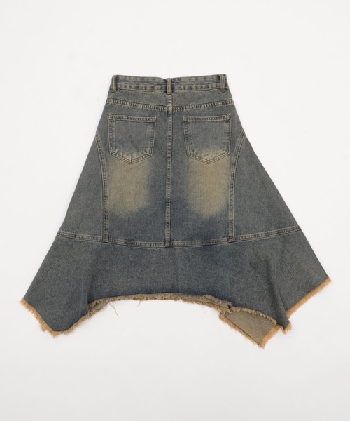 dispark（ディスパーク）の「DISPARK/ウオッシュヘムデニムスカート（デニムスカート・レディース・インディゴブルー・SMALL/MEDIUM）」の6枚目の写真