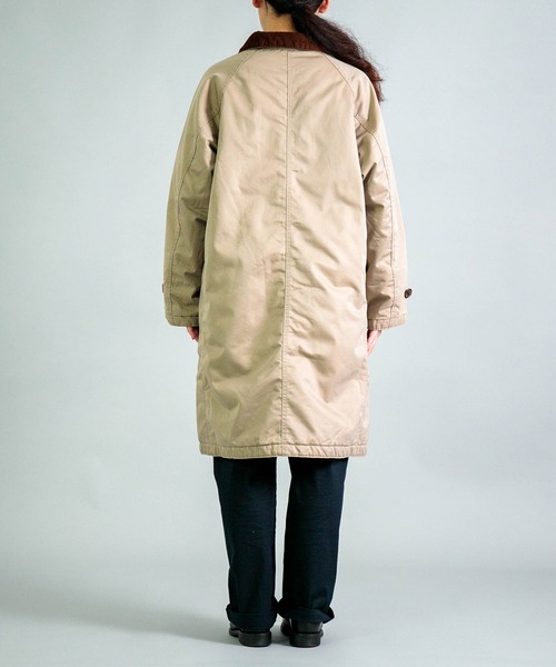 OMNIGOD（オムニゴッド）の「[OMNIGOD womens / オムニゴッド] TCギャバ フレンチワークコート（ダウンジャケット/コート・レディース・オリーブ/ベージュ・0）」の13枚目の写真