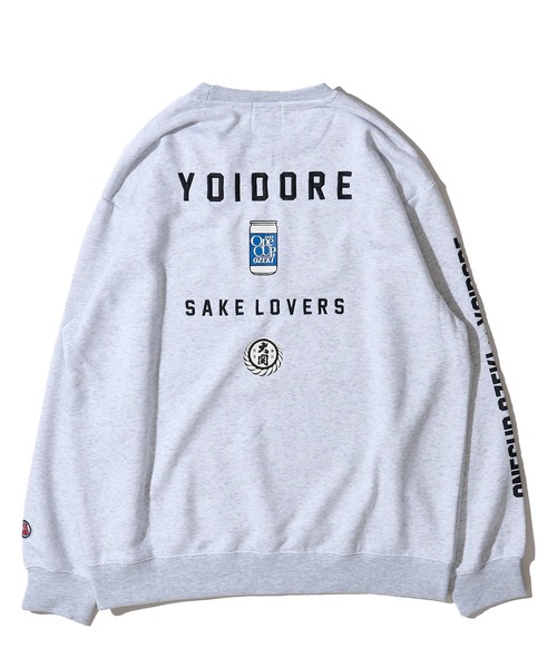 ADPOSION(アドポーション)の「【YOIDORE】ワンカップ大関コラボ クルーネックスウェット(スウェット・メンズ・ブラウン/ホワイト/ブラック・X-LARGE/MEDIUM/LARGE)」の5枚目の写真
