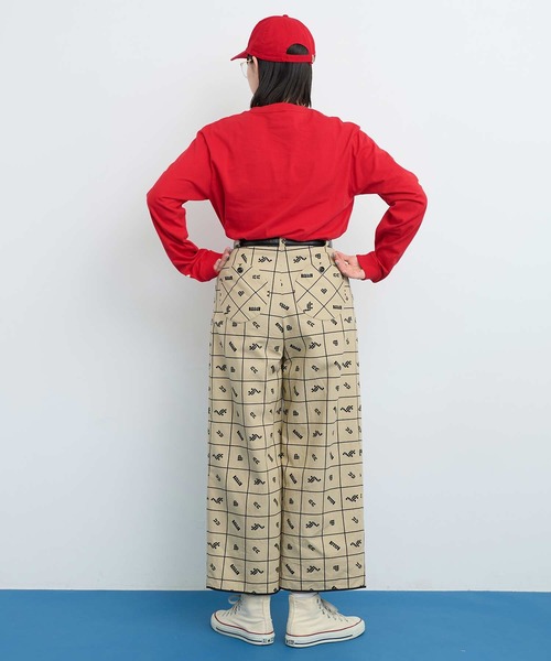 I am I in fact...(アイアムアイインファクト)の「●BLOCK TILE CHECK パンツ(その他パンツ・レディース・ベージュ/ブラック・FREE)」の14枚目の写真