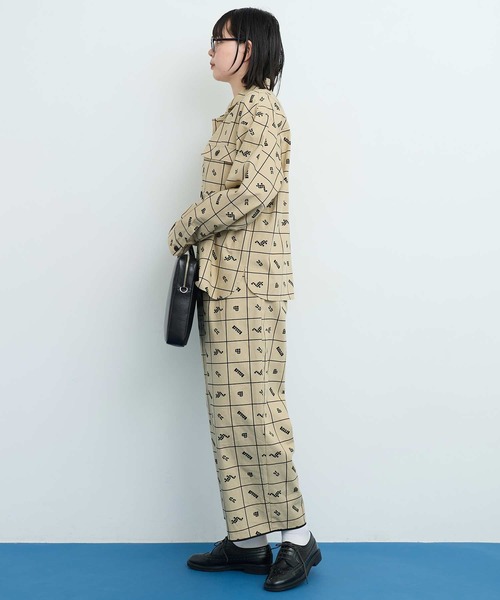 BLOCK TILE CHECK パンツ（その他パンツ）｜I am I in fact
