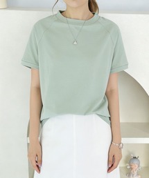 ボーダーTシャツ 半袖チュニックTシャツ