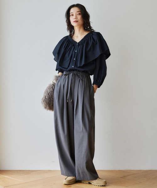 LE VERNIS（ル・ベルニ）の「BARNYARDSTORM / 【LE VERNIS(ルベルニ)】別注 / カラビナファーバッグ（トートバッグ・レディース・モカ/ベージュ・FREE）」の8枚目の写真