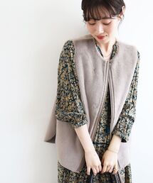 le.coeur blanc | フェイクファームートンベスト(その他アウター)