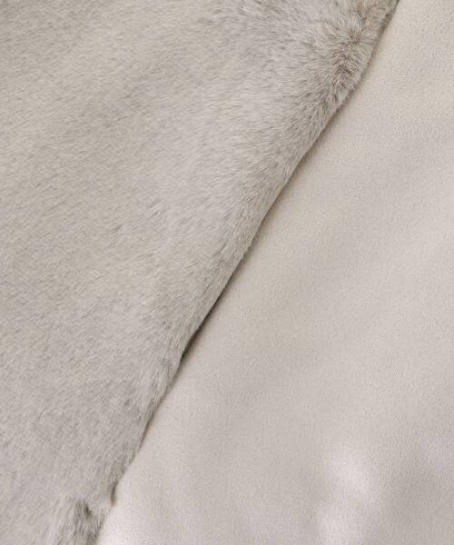 le.coeur blanc（ルクールブラン）の「フェイクファームートンベスト（その他アウター・レディース・グレイッシュベージュ/モカ・38）」の21枚目の写真