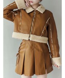 EATME | フェイクムートンショートブルゾン(ブルゾン)