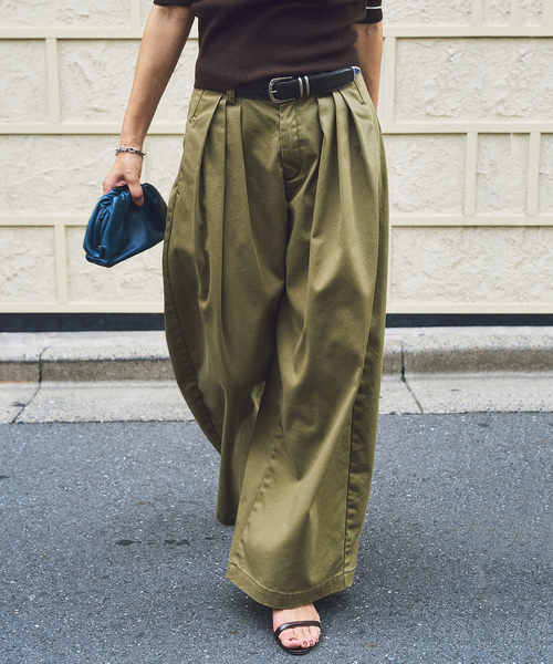 R'IAM Super wide CHINO パンツ（チノパンツ）｜Plage