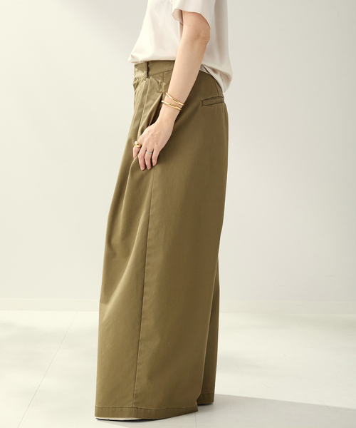 新品未使用プラージュplageベージュ ドレスチノパンツ ワイド plage チノパン Chinos レディース : ZOZOTOWN Yahoo!店 - 通販
