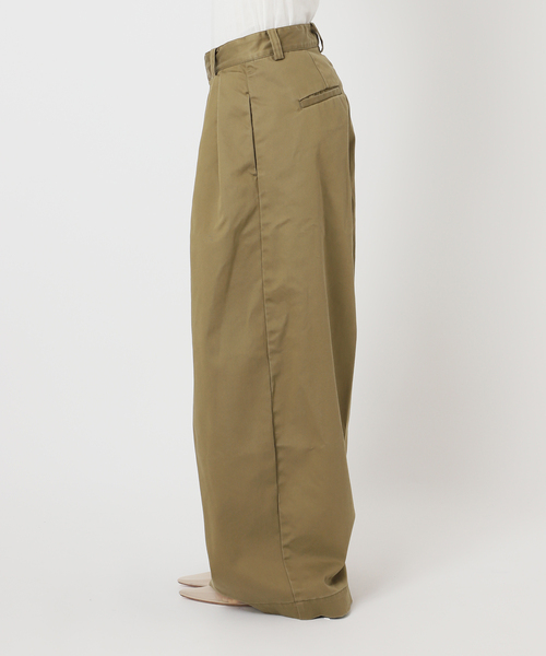Plage 24AW R’IAM WIDE チノパンツ キャメル 38 plage（プラージュ）の「R'IAM WIDE チノパンツ（チノパンツ