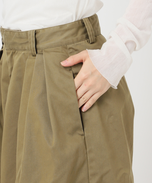 Plage 24AW R’IAM WIDE チノパンツ キャメル 38 Plage 24AW R'IAM WIDE チノパンツ キャメル 38