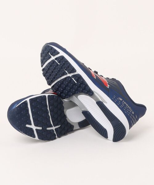 NEW BALANCE(ニューバランス)の「new balance ニューバランス NB HANZO J SYNTHETIC LACE【超軽量】キッズスニーカー 運動会 ひも靴 子供靴(NBハンゾーJシンセティックレース) YPHNZSM1 ブルー(スニーカー・キッズ・ブルー系その他2・22.0cm/22.5cm/23.0cm/23.5cm/24.0cm/24.5cm/25.0cm)」の3枚目の写真