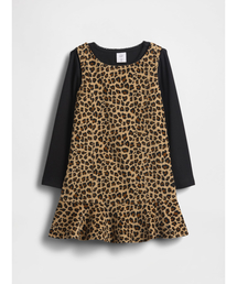 GAP（ギャップ）の「コーデュロイ ジャンパースカートコーデセット (幼児・ベビー)（ワンピース）」