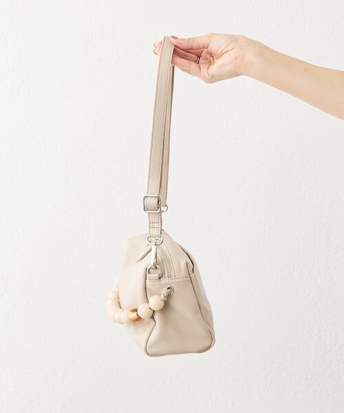 ear PAPILLONNER（イアパピヨネ）の「ボールハンドル2WAYショルダーバッグ（ショルダーバッグ・レディース・ベージュ系その他/ネイビー・FREE）」の20枚目の写真