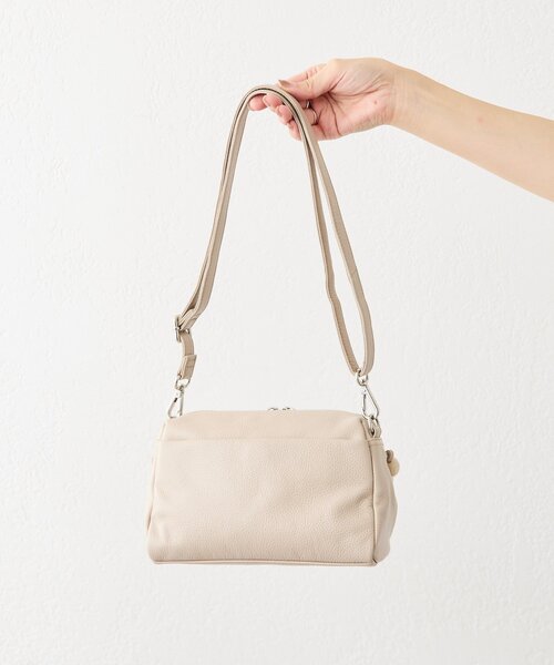 ear PAPILLONNER（イアパピヨネ）の「ボールハンドル2WAYショルダーバッグ（ショルダーバッグ・レディース・ベージュ系その他/ネイビー・FREE）」の21枚目の写真