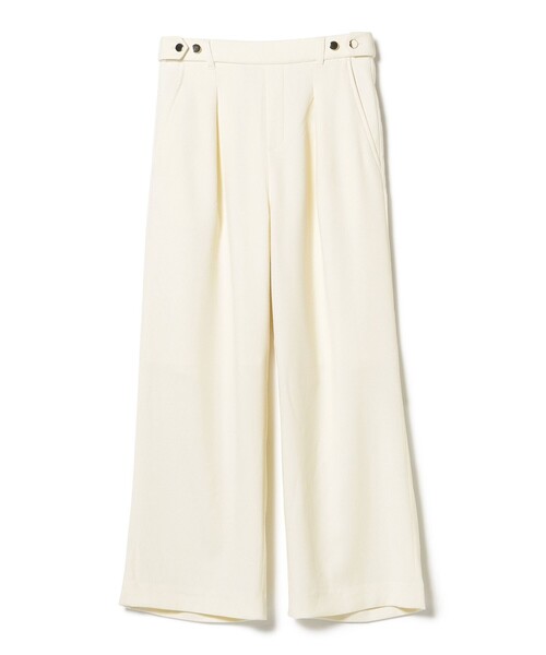 BEAMS HEART（ビームスハート）の「金ボタン アジャスト パンツ（その他パンツ・レディース・ブラウン/ネイビー/オフホワイト・FREE）」の9枚目の写真