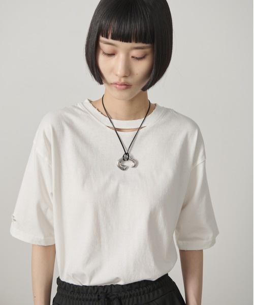 AIC.（エーアイシー）の「カーブモチーフコードチョーカーネックレス（ネックレス・レディース・シルバー・FREE）」の3枚目の写真