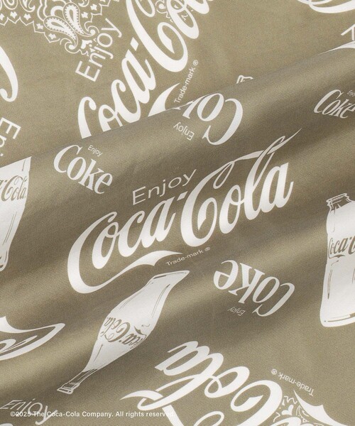 SALON adam et rope'（サロン アダム エ ロペ）の「Coca-Cola スカーフ（バンダナ/スカーフ・レディース・ブラック/ベージュ・FREE）」の7枚目の写真