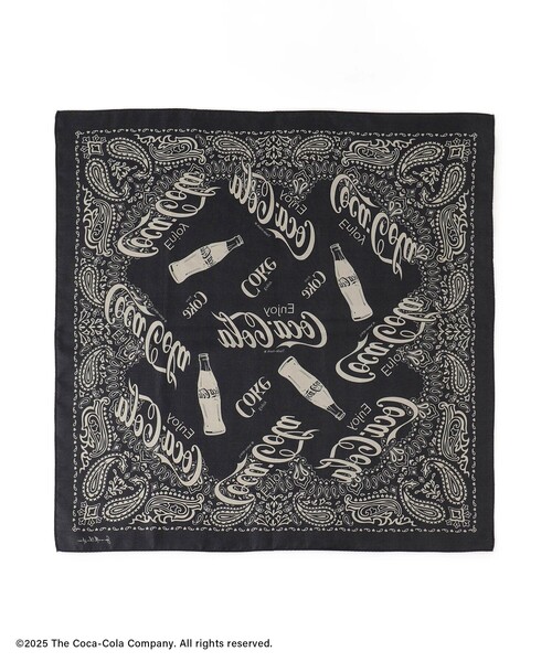 SALON adam et rope'（サロン アダム エ ロペ）の「Coca-Cola スカーフ（バンダナ/スカーフ・レディース・ブラック/ベージュ・FREE）」の11枚目の写真