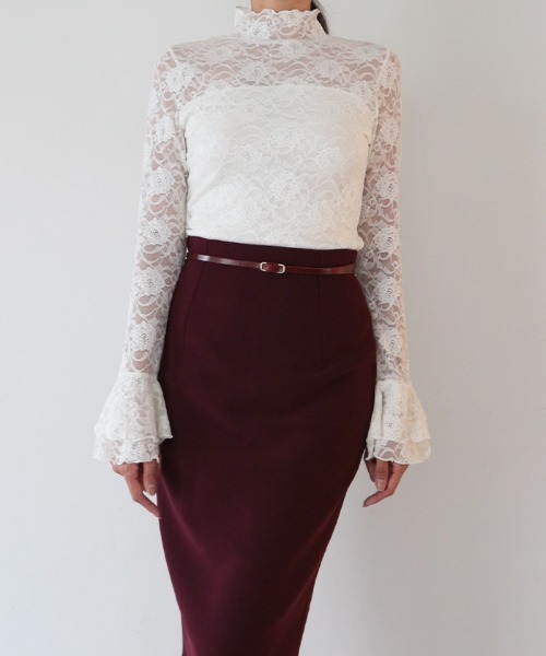 AMBIENT(アンビエント)の「スリムベルト(ベルト・レディース・ブラック/ワイン・FREE)」の5枚目の写真