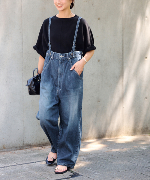 FRAMeWORK（フレームワーク）の「JOHNBULL/ジョンブルデニムエンジニアオーバーパンツ（デニムパンツ・レディース・ネイビー・FREE）」の4枚目の写真