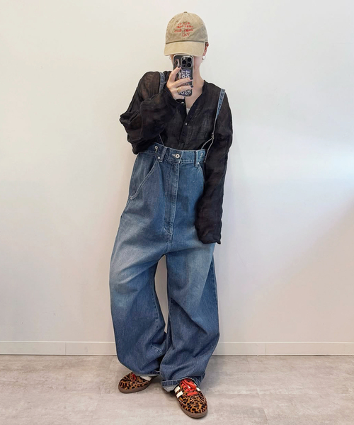 FRAMeWORK（フレームワーク）の「JOHNBULL/ジョンブルデニムエンジニアオーバーパンツ（デニムパンツ・レディース・ネイビー・FREE）」の12枚目の写真