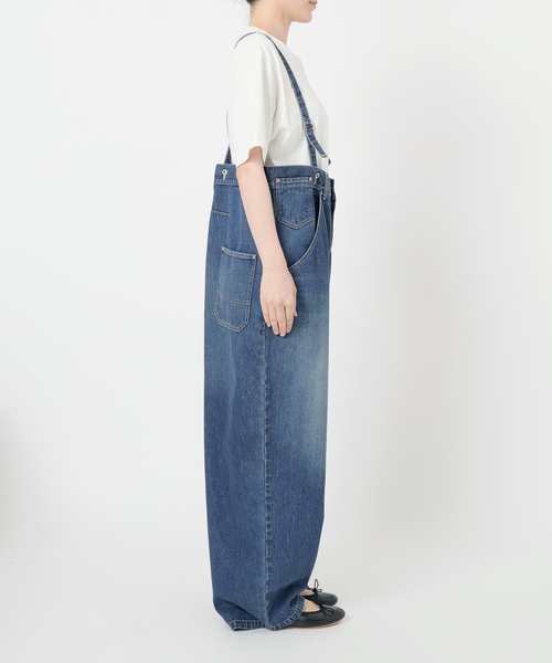 JOHNBULL FRAMeWORK デニムオーバーサスペンダーパンツ デニム