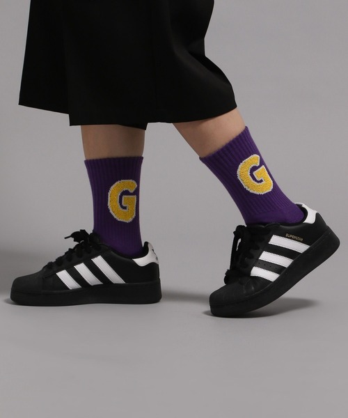 GEORGE'S（ジョージズ）の「ブークレGソックス（23～25cm／26～28cm）（ソックス/靴下・メンズ・ブルー/パープル/ブラック・23cm～25cm/26-28cm）」の3枚目の写真