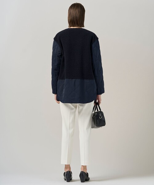 セール】リバーシブルキルト ミドル丈コート（その他アウター）｜ICB