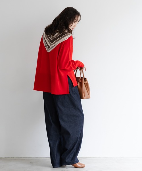 Elura(エルーラ)の「大人カーブデニム/596035(デニムパンツ・レディース・ネイビー/ブルー・LARGE/MEDIUM)」の5枚目の写真