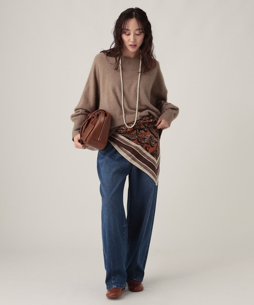 Elura(エルーラ)の「大人カーブデニム/596035(デニムパンツ・レディース・ネイビー/ブルー・LARGE/MEDIUM)」の6枚目の写真