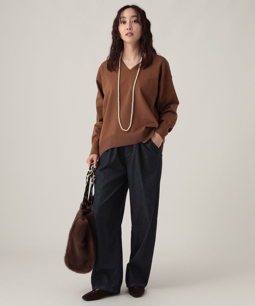 Elura(エルーラ)の「大人カーブデニム/596035(デニムパンツ・レディース・ネイビー/ブルー・LARGE/MEDIUM)」の15枚目の写真