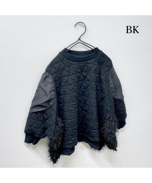 garcon la raison（ギャルソン・ラ・レゾン）の「ドルマンキルトトレーナー（レディース）（Tシャツ/カットソー・レディース・カーキ/ブラック/モカ・2/1）」の10枚目の写真