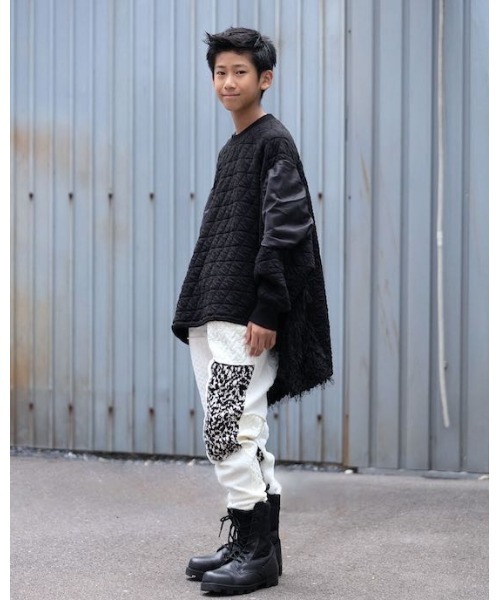 garcon la raison（ギャルソン・ラ・レゾン）の「ドルマンキルトトレーナー（レディース）（Tシャツ/カットソー・レディース・カーキ/ブラック/モカ・2/1）」の13枚目の写真