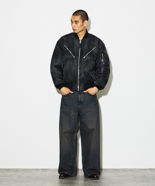 ALPHA / アルファ 別注 BLACK FADE MA-1（MA-1）｜Alpha Industries