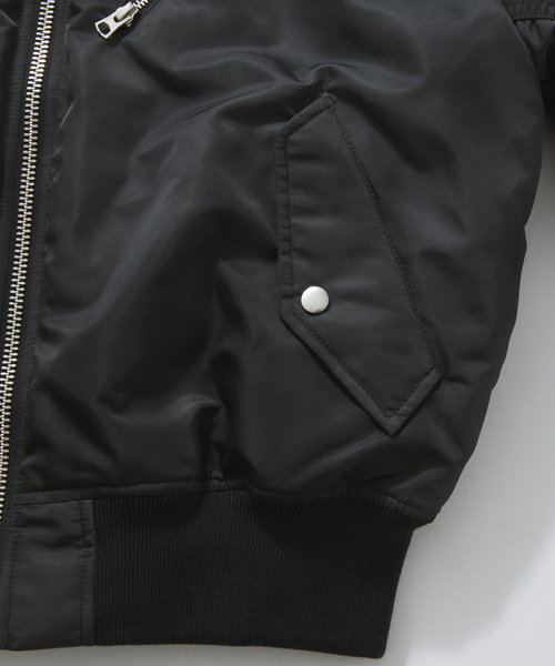 Alpha Industries（アルファインダストリーズ）の「ALPHA / アルファ 別注 BLACK FADE MA-1（MA-1・メンズ・ブラック・MEDIUM/X-LARGE/LARGE）」の11枚目の写真