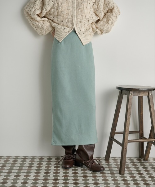 THE YOn（ザヨン）の「フリルベルトセットナロースカート（スカート・レディース・キャメル/ミント/アッシュブラウン/アイボリー・FREE）」の15枚目の写真