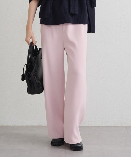 LOUNGEDRESS（ラウンジドレス）の「イージーワイドパンツ（その他パンツ・レディース・ブラウン/ピンク/ブラック/アイボリー・SMALL/MEDIUM）」の4枚目の写真