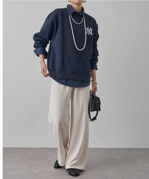 LOUNGEDRESS（ラウンジドレス）の「イージーワイドパンツ（その他パンツ・レディース・ブラウン/ピンク/ブラック/アイボリー・SMALL/MEDIUM）」の8枚目の写真